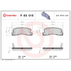 Brembo | Bremsbelagsatz, Scheibenbremse | P 83 015