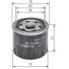 BOSCH F 026 407 128 Ölfilter