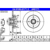 ATE 24.0109-0171.2 Bremsscheibe 249,0x9,0mm, 4x108,0, voll, beschichtet