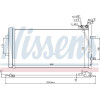 Nissens | Kondensator, Klimaanlage | 940255