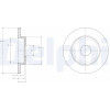 Delphi | Bremsscheibe | BG3761