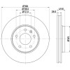 Hella Pagid | Bremsscheibe | 8DD 355 127-801