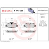 Brembo | Bremsbelagsatz, Scheibenbremse | P 06 090