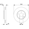 BOSCH | Bremsscheibe | 0 986 479 333