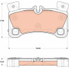 TRW | Bremsbelagsatz, Scheibenbremse | GDB1775