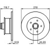 BOSCH | Bremsscheibe | 0 986 478 136