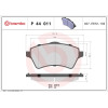 Brembo | Bremsbelagsatz, Scheibenbremse | P 44 011