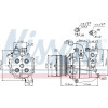 Nissens | Kompressor, Klimaanlage | 89246