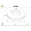 Valeo | Bremsscheibe | 197049