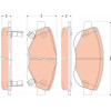 TRW | Bremsbelagsatz, Scheibenbremse | GDB3511
