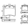 BOSCH | Bremsbelagsatz, Scheibenbremse | 0 986 494 041