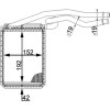 Mahle | Wärmetauscher, Innenraumheizung | AH 22 000S