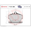 Brembo | Bremsbelagsatz, Scheibenbremse | P 65 008