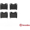 Brembo | Bremsbelagsatz, Scheibenbremse | P 83 091