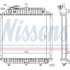 Nissens | Kühler, Motorkühlung | 62516