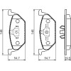 BOSCH | Bremsbelagsatz, Scheibenbremse | 0 986 494 505