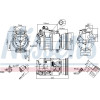 Nissens | Kompressor, Klimaanlage | 89112