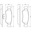 BOSCH | Bremsbelagsatz, Scheibenbremse | 0 986 492 020