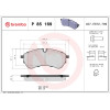 Brembo | Bremsbelagsatz, Scheibenbremse | P 85 169