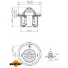 NRF | Thermostat, Kühlmittel | 725152