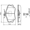 BOSCH | Bremsbelagsatz, Scheibenbremse | 0 986 460 977