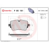 Brembo | Bremsbelagsatz, Scheibenbremse | P 85 161