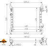 NRF | Kühler, Motorkühlung | 53195A