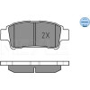 Meyle | Bremsbelagsatz, Scheibenbremse | 025 236 4616/W