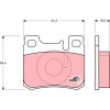 TRW | Bremsbelagsatz, Scheibenbremse | GDB1130