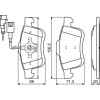 BOSCH | Bremsbelagsatz, Scheibenbremse | 0 986 494 453