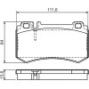 BOSCH | Bremsbelagsatz, Scheibenbremse | 0 986 494 356