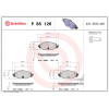 Brembo | Bremsbelagsatz, Scheibenbremse | P 85 126