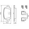 BOSCH | Bremsbelagsatz, Scheibenbremse | 0 986 424 528