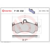 Brembo | Bremsbelagsatz, Scheibenbremse | P 65 032