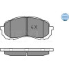 Meyle | Bremsbelagsatz, Scheibenbremse | 025 243 7217/W