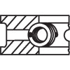 Mahle | Kolbenringsatz | 030 61 N0