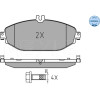 Meyle | Bremsbelagsatz, Scheibenbremse | 025 220 7619