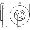 BOSCH | Bremsscheibe | 0 986 479 B57