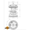 NRF | Thermostat, Kühlmittel | 725219