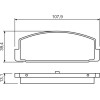 BOSCH | Bremsbelagsatz, Scheibenbremse | 0 986 424 295