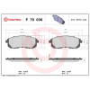 Brembo | Bremsbelagsatz, Scheibenbremse | P 79 030