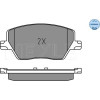 Meyle | Bremsbelagsatz, Scheibenbremse | 025 223 9719