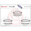 Brembo | Bremsbelagsatz, Scheibenbremse | P 54 055