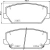 Brembo | Bremsbelagsatz, Scheibenbremse | P 30 102