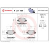 Brembo | Bremsbelagsatz, Scheibenbremse | P 23 150