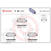 Brembo | Bremsbelagsatz, Scheibenbremse | P 30 111