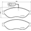 Brembo | Bremsbelagsatz, Scheibenbremse | P 23 143