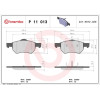 Brembo | Bremsbelagsatz, Scheibenbremse | P 11 013