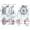 Nissens | Kompressor, Klimaanlage | 89120