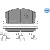 Meyle | Bremsbelagsatz, Scheibenbremse | 025 208 7015
